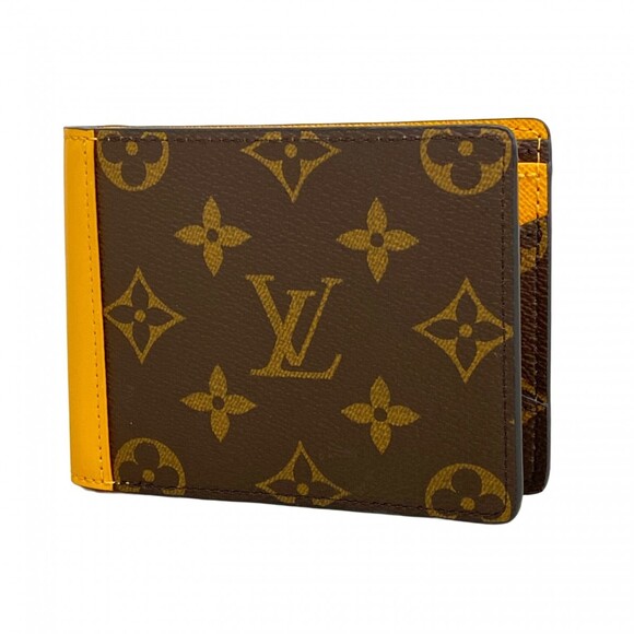 LOUIS VUITTON Other - Louis Vuitton Monogram Macassar Portefeuille Multiple Wallet M12837 Brown Saf...